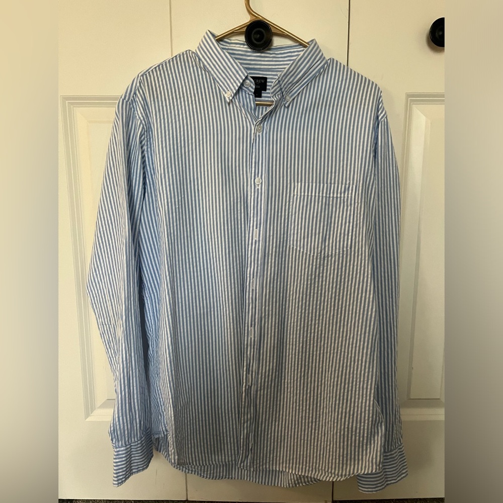 J.Crew Long sleeved dress shirt size Large